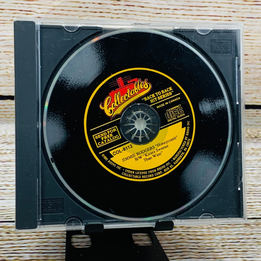 Jimmie‎ Rodgers – Honeycomb / Kisses Sweeter Than Wine Collectables [1991 CD]